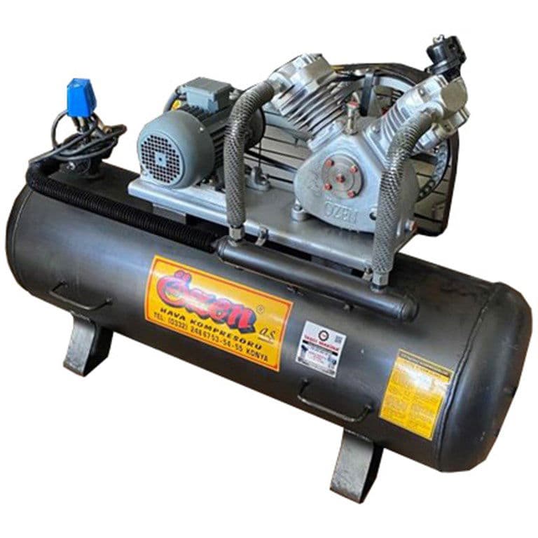 ÖZEN 200 LİTRE ÇİFT KAFA KOMPRESÖR