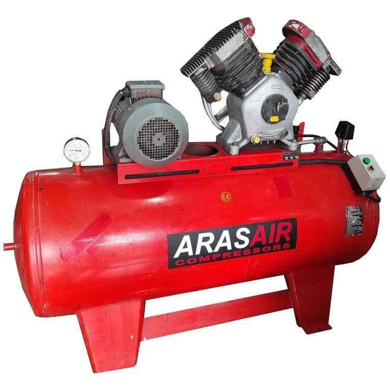 ARASAİR 500 LİTRE KOMPRESÖR 8 BAR ÇİFT KAFA