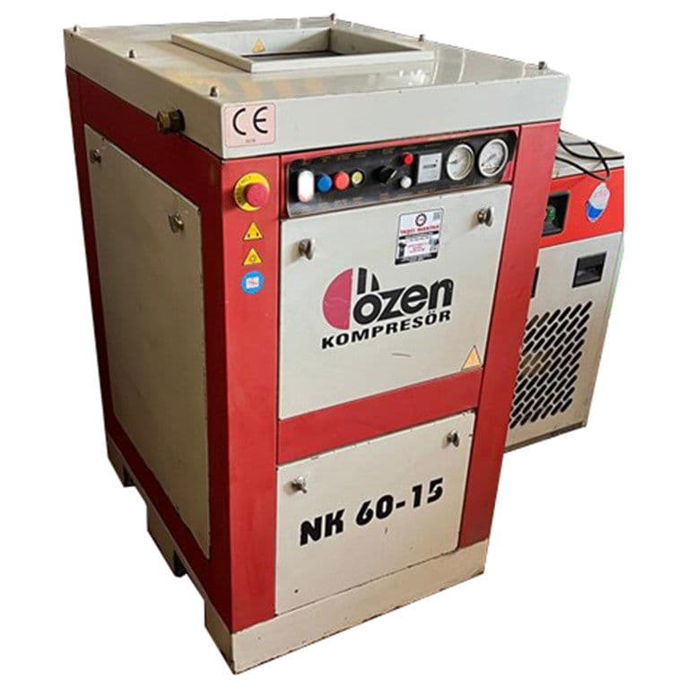 ÖZEN VİDALI KOMPRESÖR SET 1000 LİTRE TANK KURUTUCU VE ALMAN VİDA TAKIMI