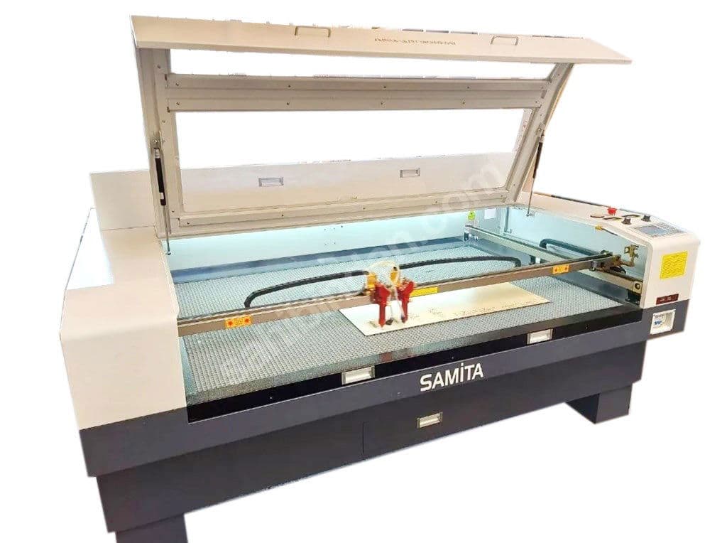 ÇİFT KAFA 160X100 LAZER MAKİNASI 130X150 WAT CO2 LAZER TÜP