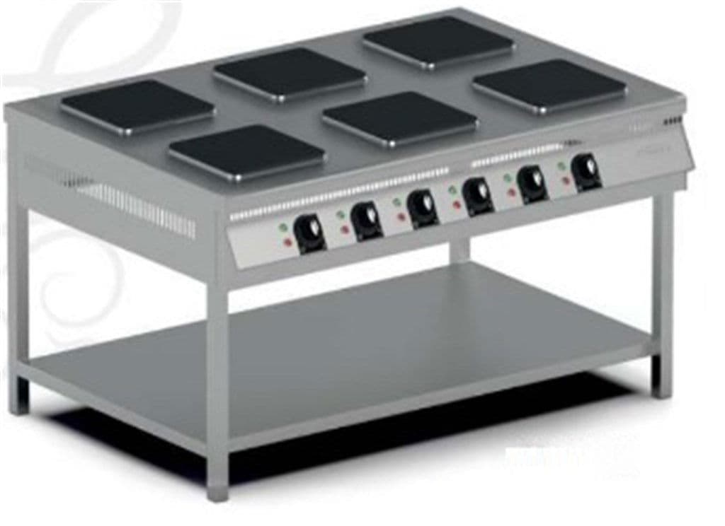 Elektrikli Taban Raflı Ocak 32 KW Kapasite 8