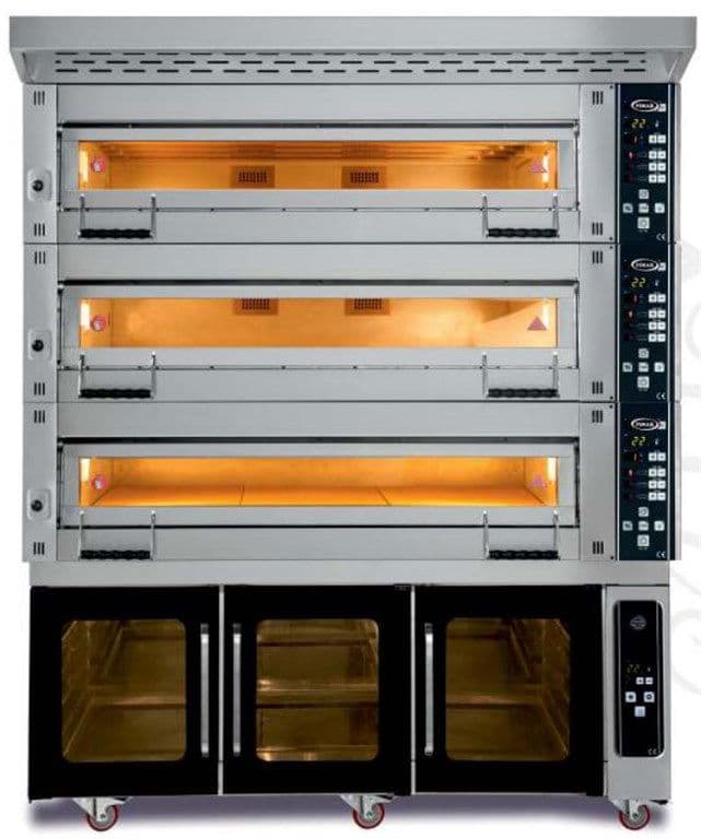 Çok Amaçlı Taş Tabanlı 3 Katlı Mayalandırmalı Fırın