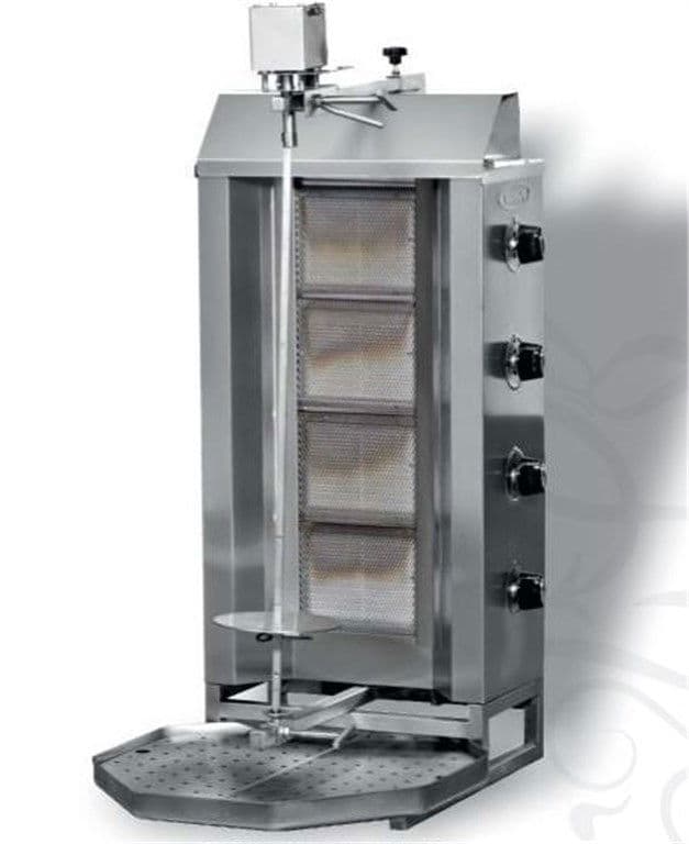 Gazlı Üstten Motorlu Döner Makinası 4 Radyan