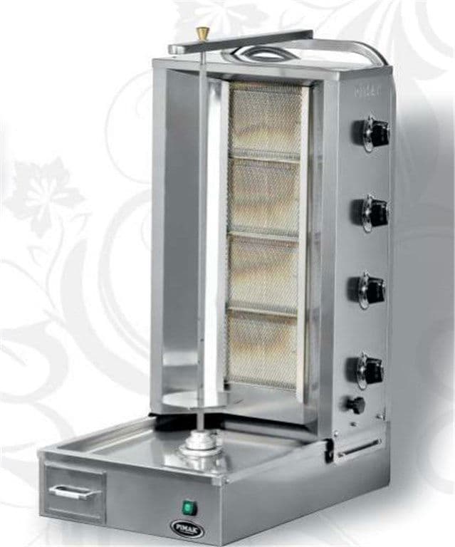 Gazlı Alttan Motorlu Döner Makinaları 5 Radyan