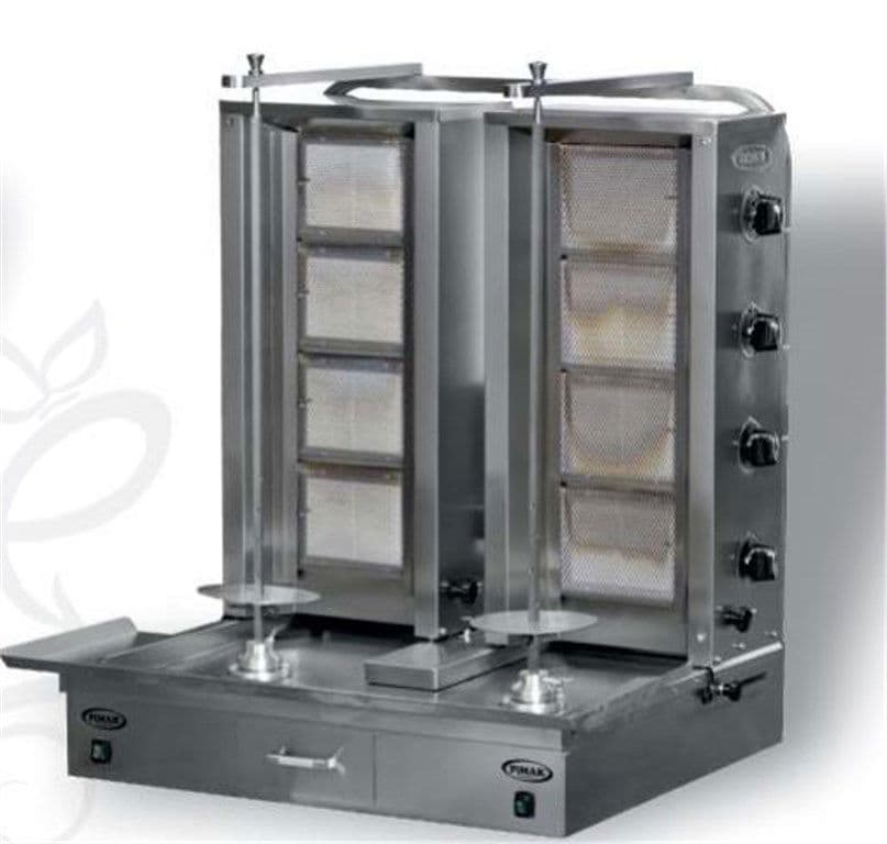 Alttan Motorlu Çiftli Döner Makinası 5+5 Radyan