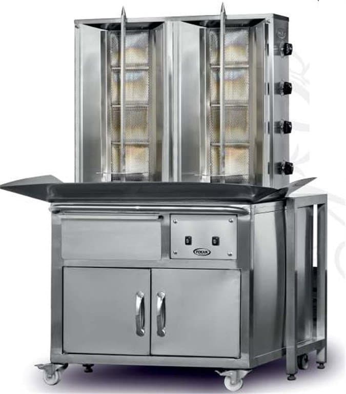 Arabalı Döner Makinası 5+5 Radyan