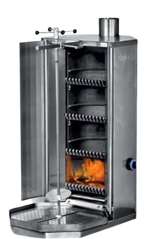Gazlı Kömürlü Döner Makinesi Kapasite 4 Adet