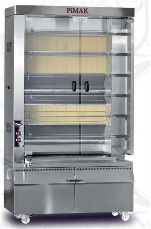 Gazlı Kollu Piliç Makine 8 / 40 Şiş/Piliç