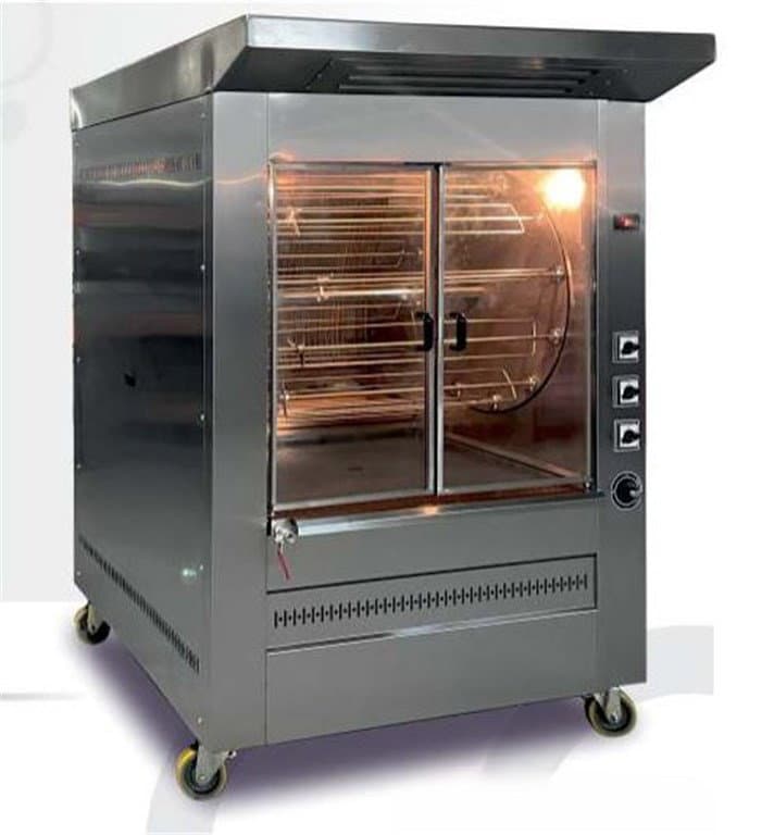 Kömürlü Tamburlu Piliç Makinası 12 Şiş/Piliç