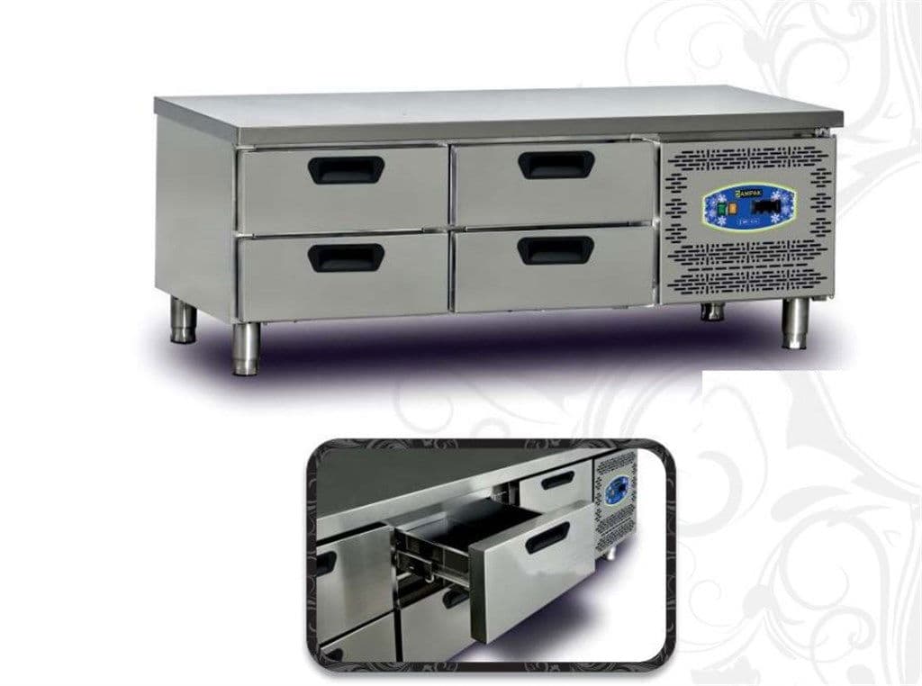 Cihazaltı Buzdolabı 6 Kapılı +2/+5°C Hacim 269 Lt