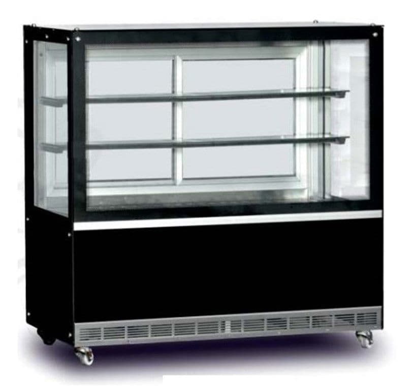 Pasta Vitrini 160cm, Isıtmalı, Düz Camlı +40 / +60°C Hacim 695 Lt