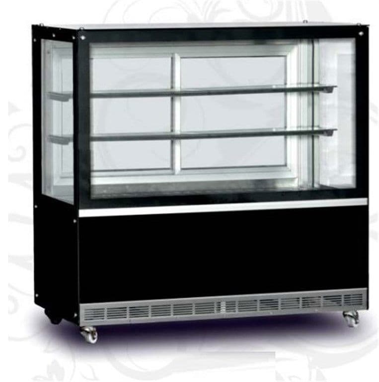 Pasta Vitrini 160cm, Soğutmalı, Düz Camlı +4/+8°C Hacim 695 Lt