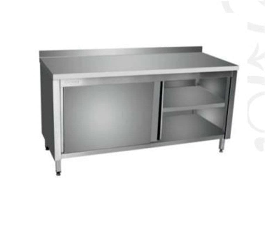 Dolaplı Çalışma Tezgahı – Ara Raflı 2400*700*850mm