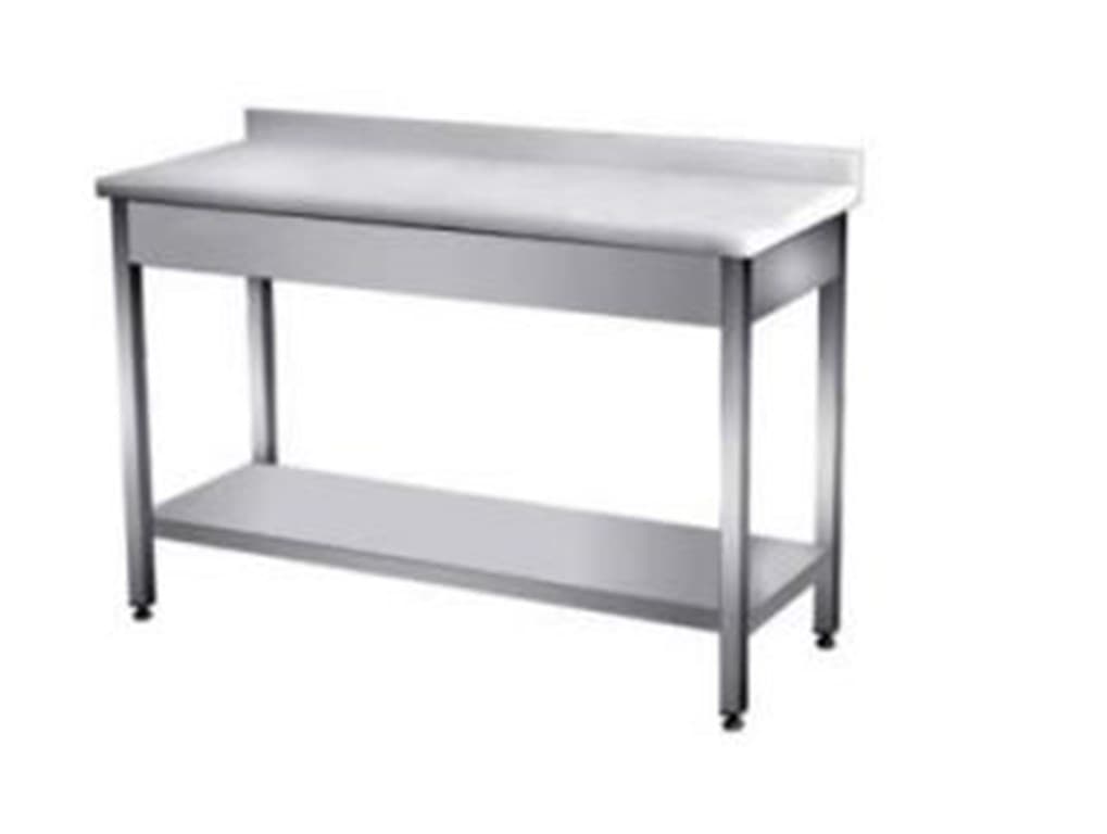 Polietilen Tablalı Tezgah Taban Raflı 1900x700x850mm Kalınlık 40mm