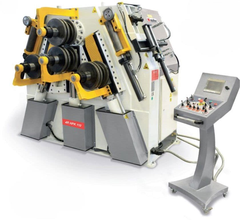 4 Toplu Ağır Tip NC Kontrollü Hidrolik Profil ve Boru Büküm Tezgahı - 4R HPK-110
