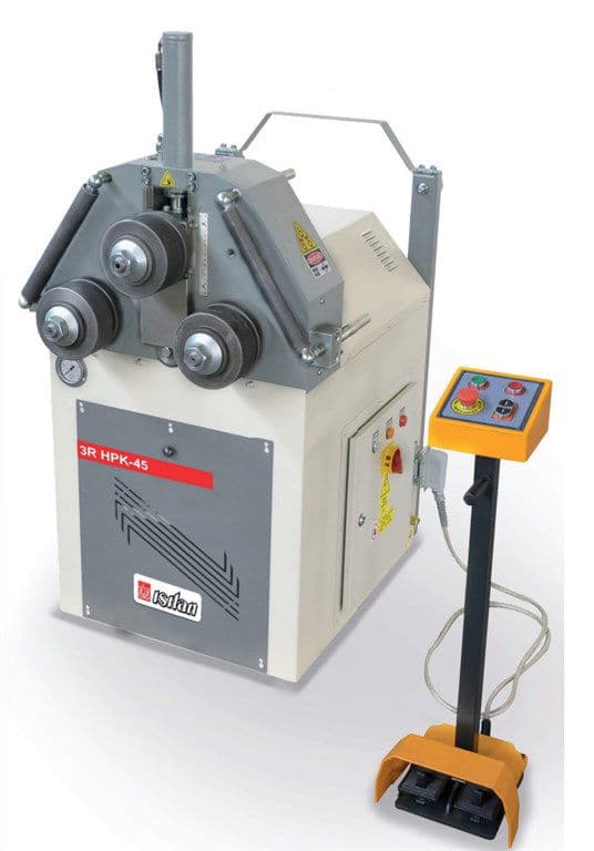 3 Toplu Motorlu ve Pedallı, Dijital Göstergeli Profil ve Boru Büküm Tezgahı - 3R HPK-45
