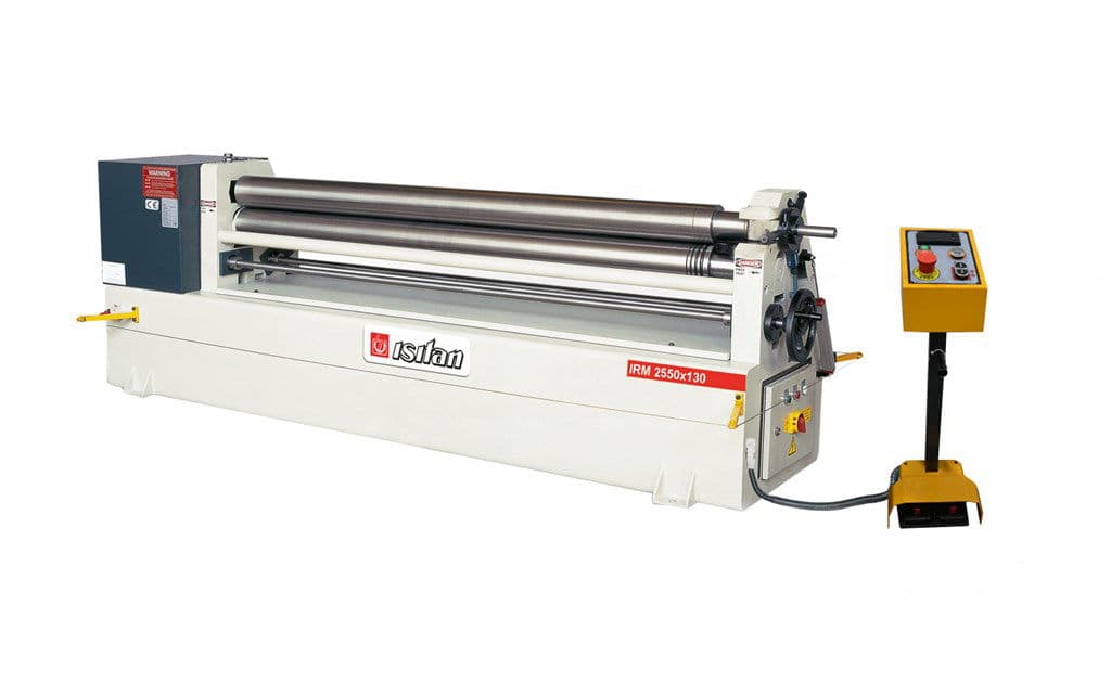 Asimetrik Motorlu 3 Toplu (İndüskiyonlu Sert Milli) Ağır Tip Silindir Büküm Tezgahı - IRM 2550 x 140