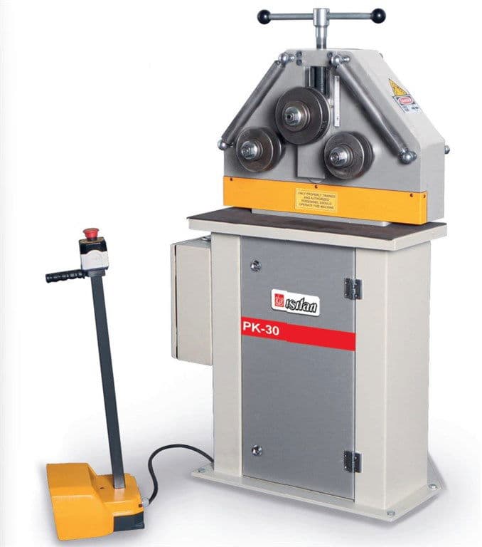 3 Toplu Motorlu ve Pedallı, Dijital Göstergeli Profil ve Boru Büküm Tezgahı - PK - 30