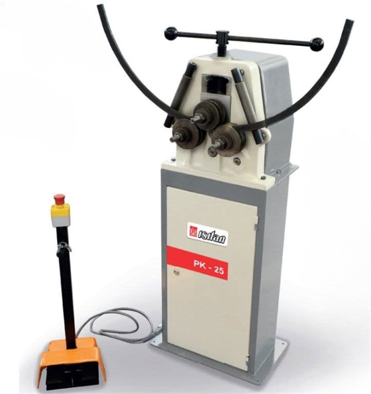 3 Toplu Motorlu ve Pedallı, Dijital Göstergeli Profil ve Boru Büküm Tezgahı - PK - 25