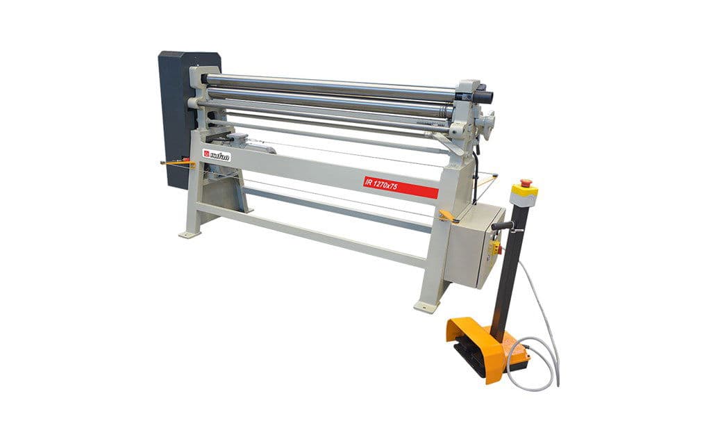 Motorlu Ayak Pedallı Tırnalı Tip Ayaklı Silindir Büküm Tezgahı - IR 1270 x 75 