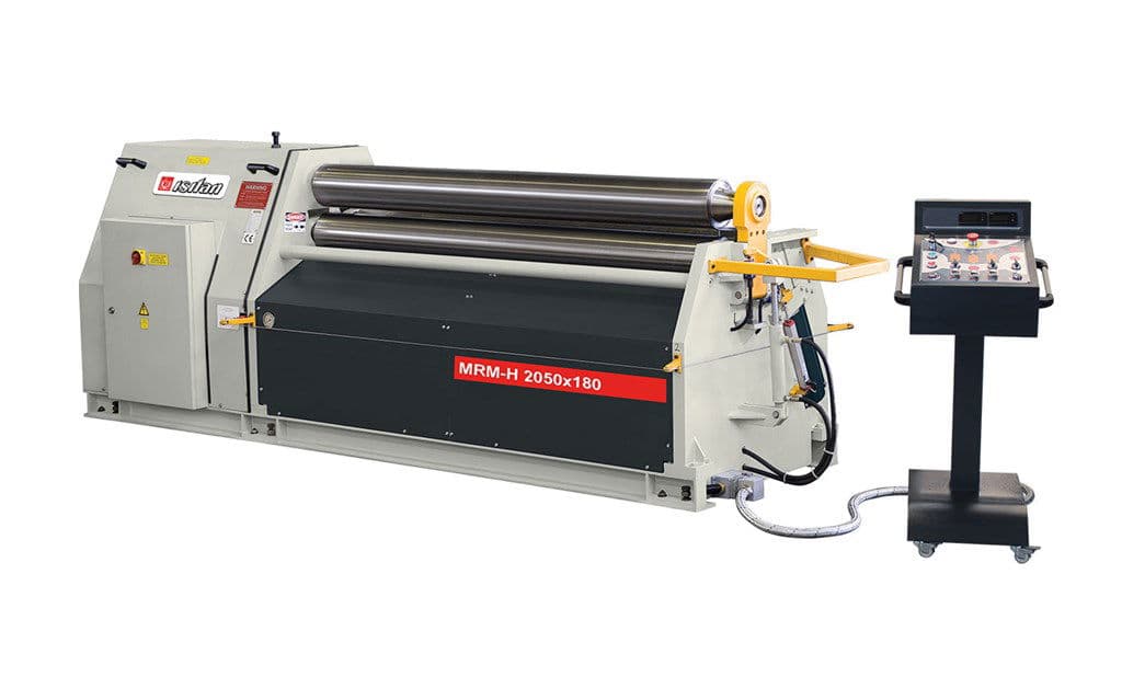 Asimetrik Motorlu (3 Toplu) Hidrolik Silindir Büküm Tezgahı - MRM-H 2050x250 