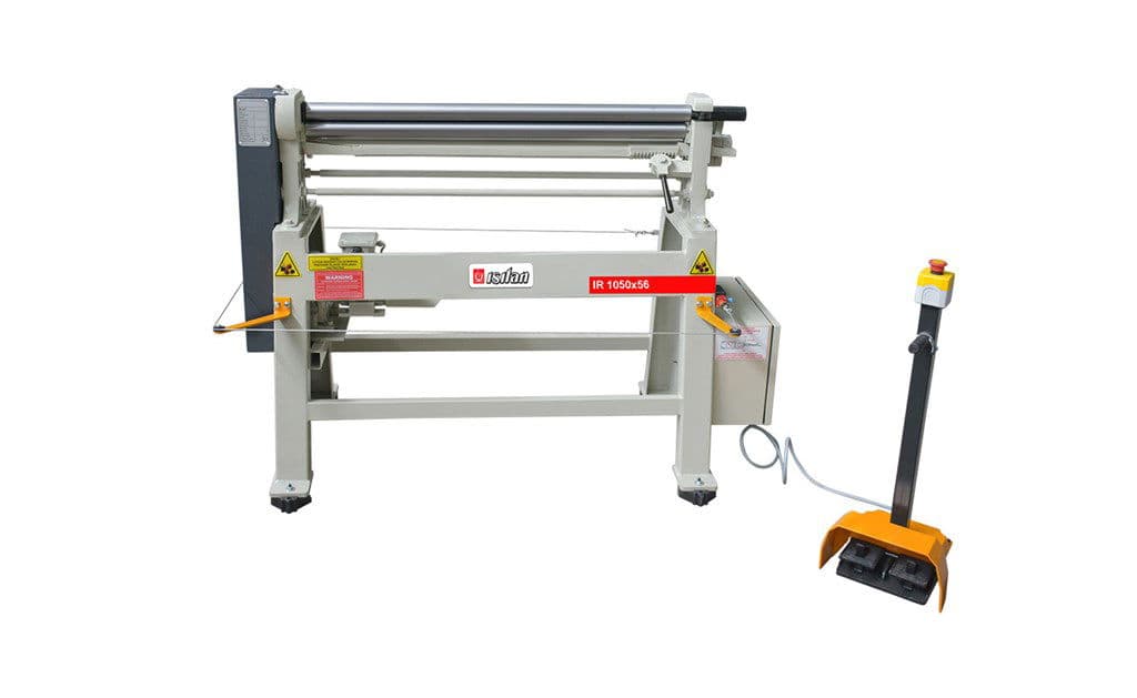 Motorlu Ayak Pedallı Tırnalı Tip Ayaklı Silindir Büküm Tezgahı - IR 1050 x 75 