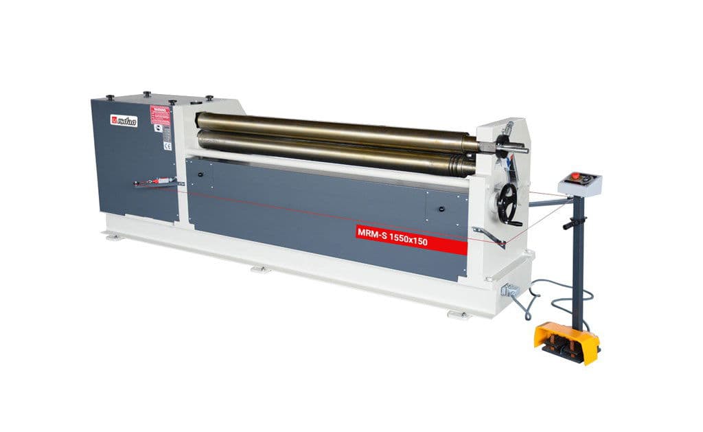 Asimetrik Motorlu 3 Toplu Çelik Kaynak Gövdeli Silindir Büküm Tezgahı - MRM-S 1550x190