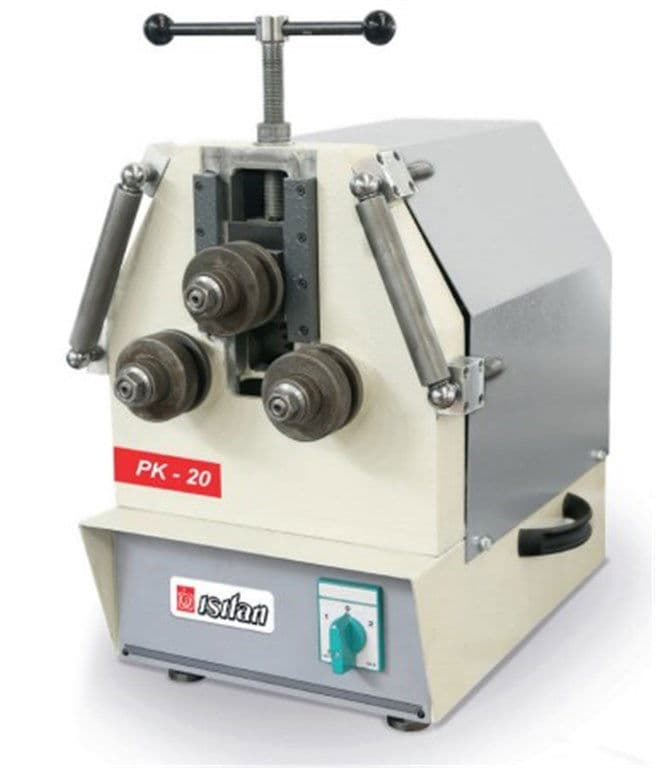 3 Toplu Motorlu ve Pedallı, Dijital Göstergeli Profil ve Boru Büküm Tezgahı Masaüstü Tip - PK - 20