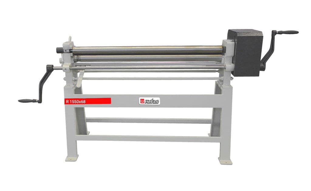 Manuel Kollu Tırnaklı Tip Ayaklı Silindir Büküm Tezgahı - R 1550 x 75