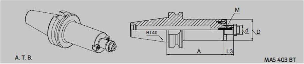 BBT40 Alın Kamalı Malafa A.T.B.B - 40.16.32.100