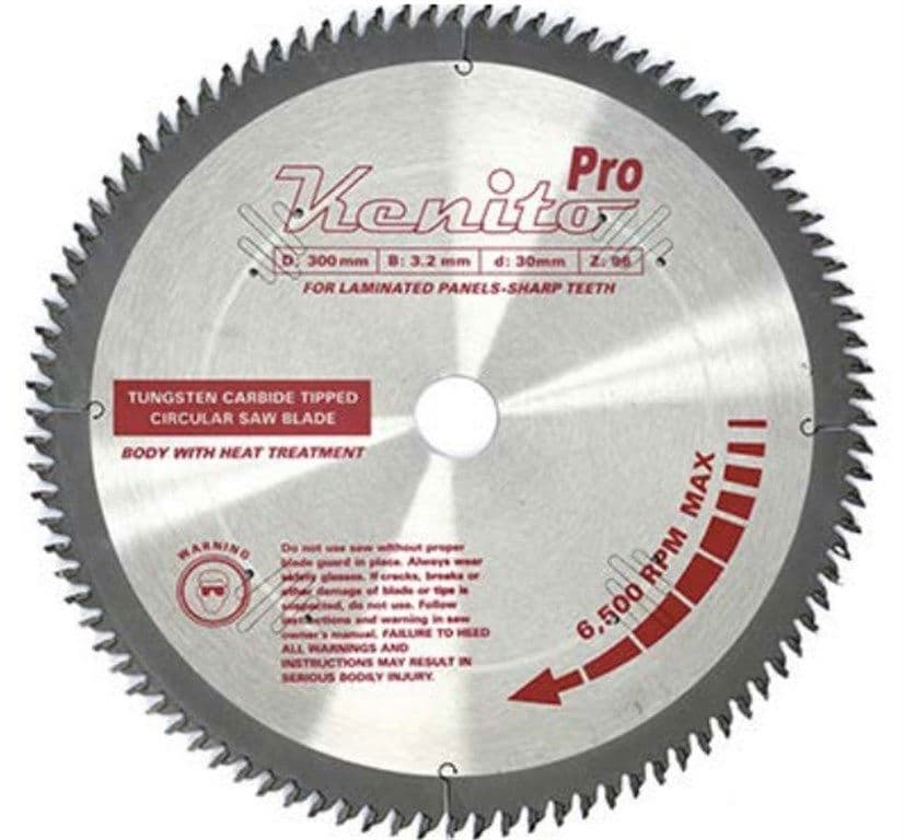 KURT AĞIZLI MDF LAMİNANT TESTERESİ-Ø250mm-96 Dişli