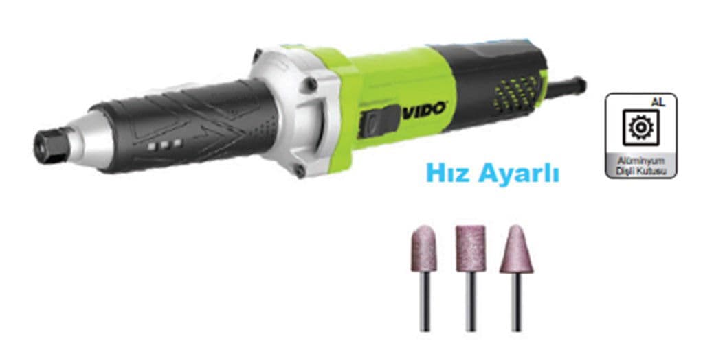 550 W Devir Ayarlı Uzun Kalıpçı Taşlama