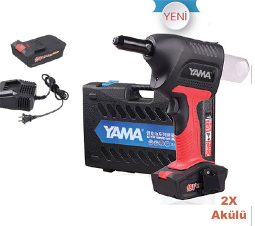 18V Akülü Kömürsüz Motor 2.4-5.0 mm Pop Perçin