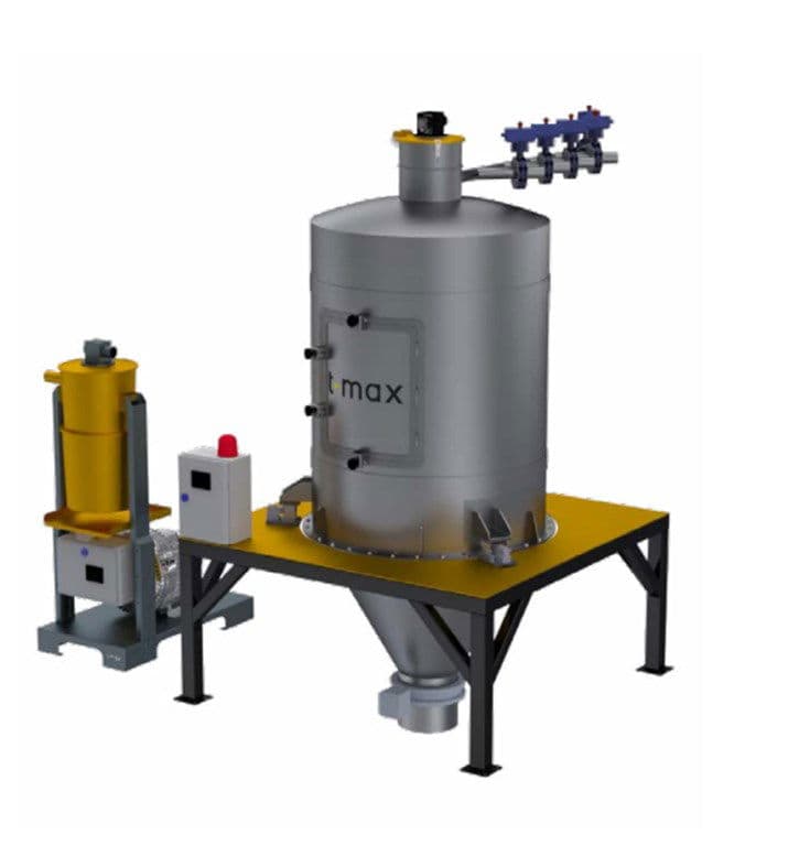 T-MAX Plastik Hammadde Vakumlu Tartım Hazneli İstasyon