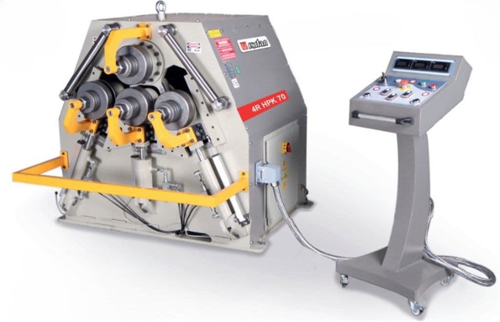 Isıtan 4 Toplu Ağır Tip NC Kontrollü Hidrolik Profil ve Boru Büküm Tezgahı - 4R HPK-70 