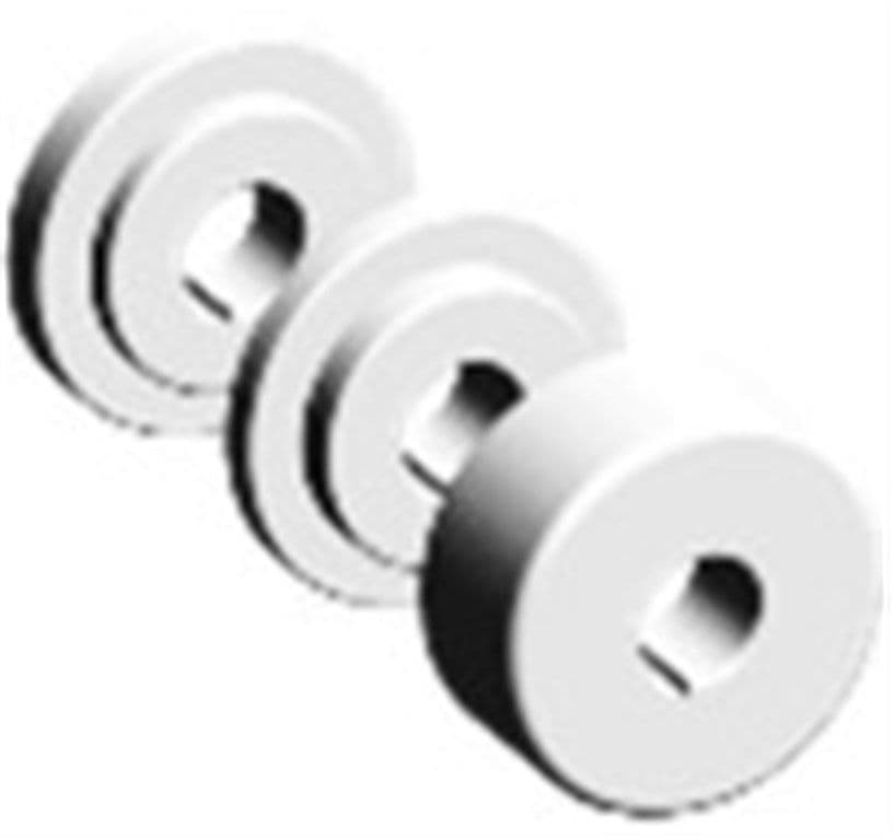 Isıtan 4R HPK-110 Alüminyum ve Paslanmaz Profil Boru Büküm Tezgahı Delrin Vals Topları (100x100x10mm)