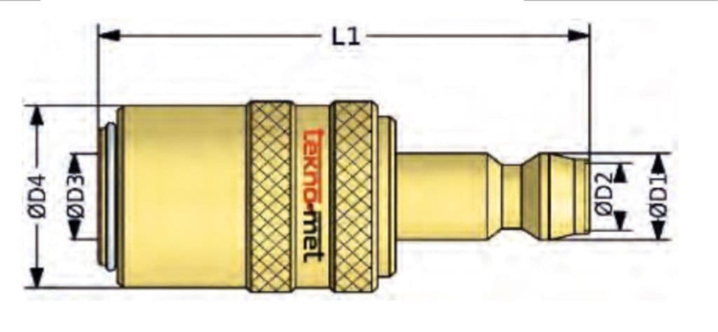 TEKNO-MET CSK T090 AU T090 ENDÜSTRİYEL QUİCK KAPLİN