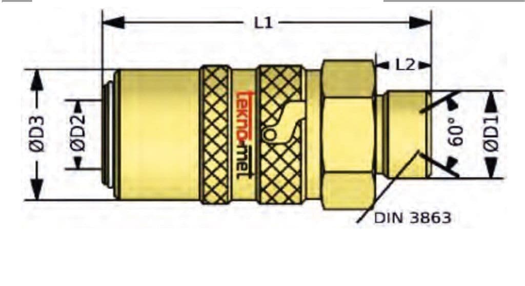 TEKNO-MET CSK T060 EG 17-EM ENDÜSTRİYEL QUİCK KAPLİN