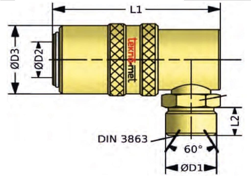 TEKNO-MET CSK T090 EG 21-90 ENDÜSTRİYEL QUİCK KAPLİN