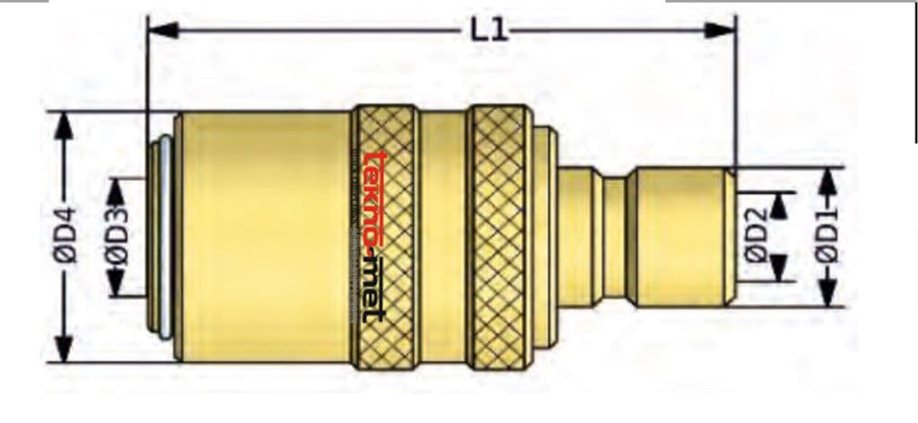 TEKNO-MET CSK T090 AU T09 ENDÜSTRİYEL QUİCK KAPLİN