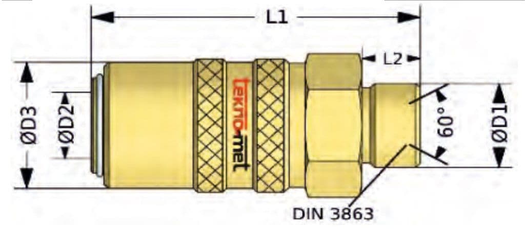 TEKNO-MET TCSK T090 EG 17-KB ENDÜSTRİYEL QUİCK KAPLİN