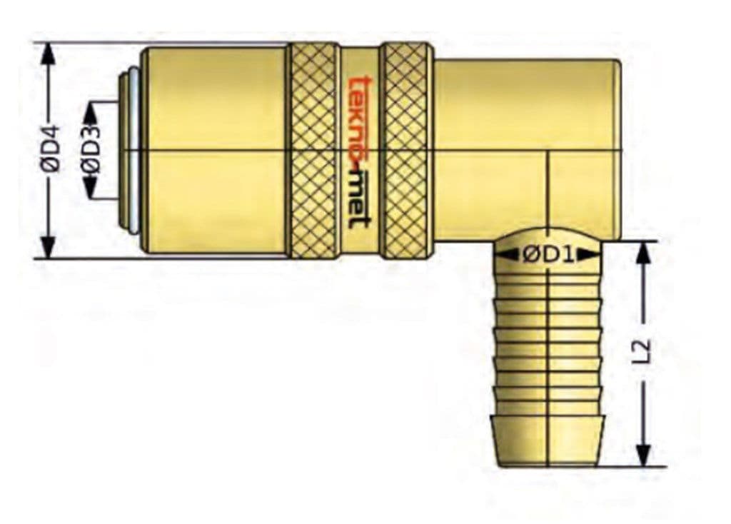 TEKNO-MET CSK T190 HG 25-90 ENDÜSTRİYEL QUİCK KAPLİN