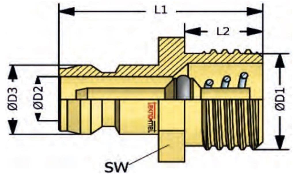 TEKNO-MET T090 EUB 21 ENDÜSTRİYEL QUİCK KAPLİN