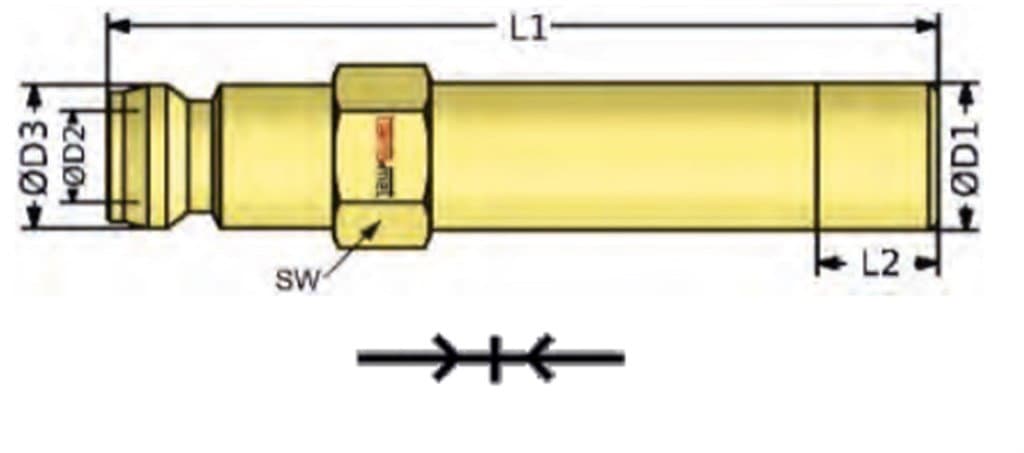 TEKNO-MET T090 BL M16X100 ENDÜSTRİYEL QUİCK KAPLİN
