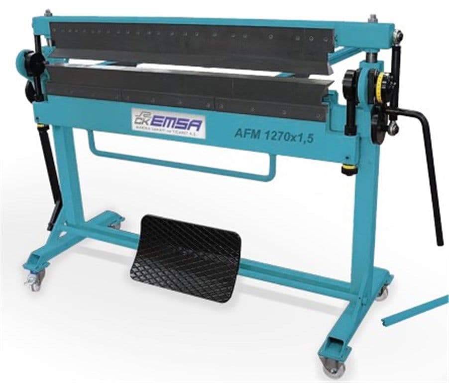 CKEMSA AFM 1270x1,5 AFM Kayar Parçalı Kalıplı Manuel Kollu Alt-Üst Dik Bıçaklı Caka Makinası (Kapasite mm 1270x1,5)