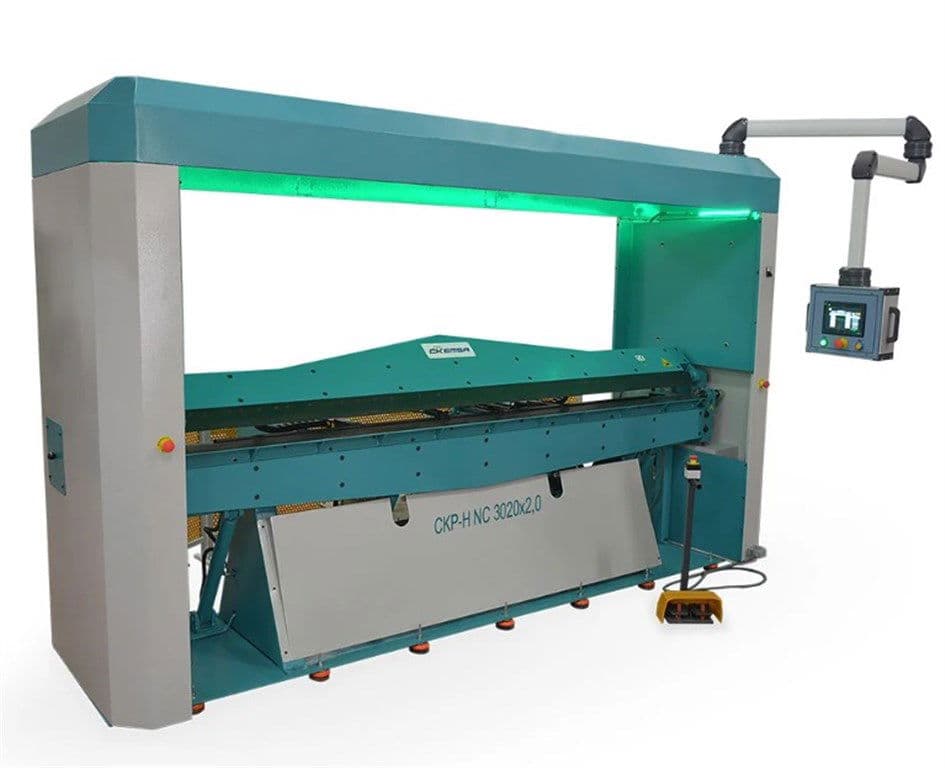 CKEMSA CKP-H NC 3050x2,0 Motorlu ve NC Kontrollü Üst Çene Parçalı Bıçaklı Caka Makinesi (Kapasite mm 3050x2,0)