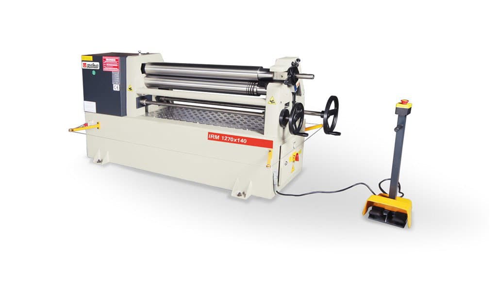 ISITAN - IRM 1270 x 140 Asimetrik Motorlu 3 Toplu Ağır Tip Silindir Büküm Tezgahı İndüskiyonlu Sert Milli Kapasite 6,0