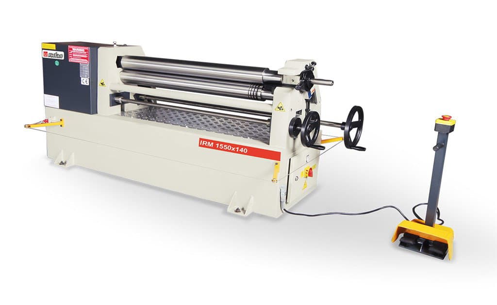 ISITAN - IRM 1550 x 140 Asimetrik Motorlu 3 Toplu Ağır Tip Silindir Büküm Tezgahı İndüskiyonlu Sert Milli Kapasite 4,0