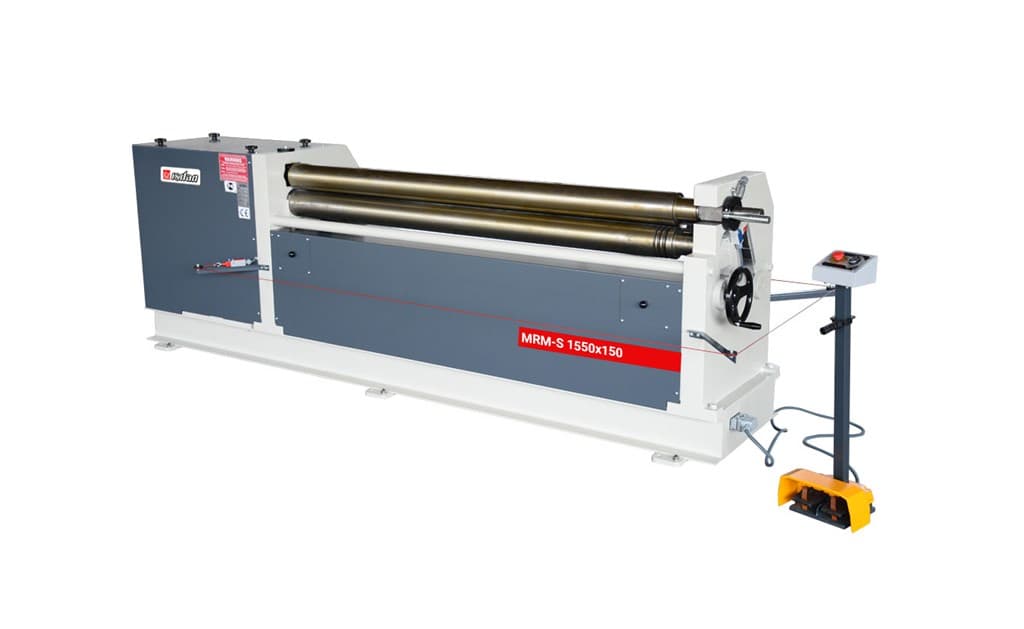 ISITAN - MRM-S 1550x190 Asimetrik Motorlu 3 Toplu Çelik Kaynak Gövdeli Silindir Büküm Tezgahı (Kapasite mm 8/9)