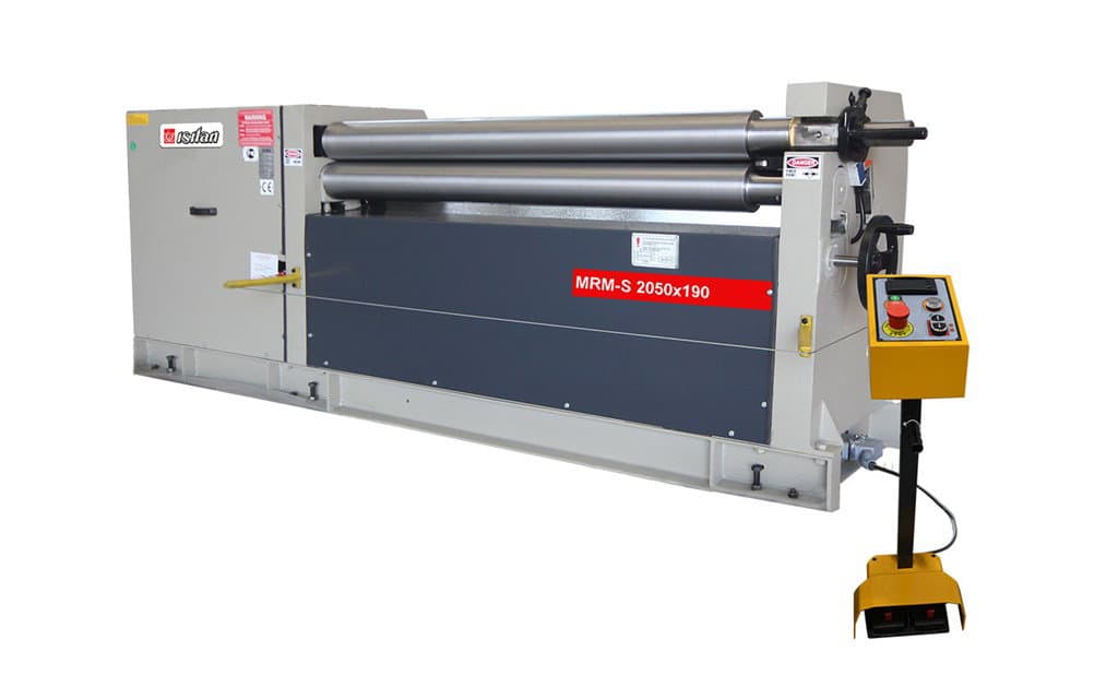 ISITAN - MRM-S 2050x220 Asimetrik Motorlu 3 Toplu Çelik Kaynak Gövdeli Silindir Büküm Tezgahı (Kapasite mm 7/9)